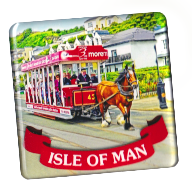 HORSE TRAM - FLAT MAGNET MG 836